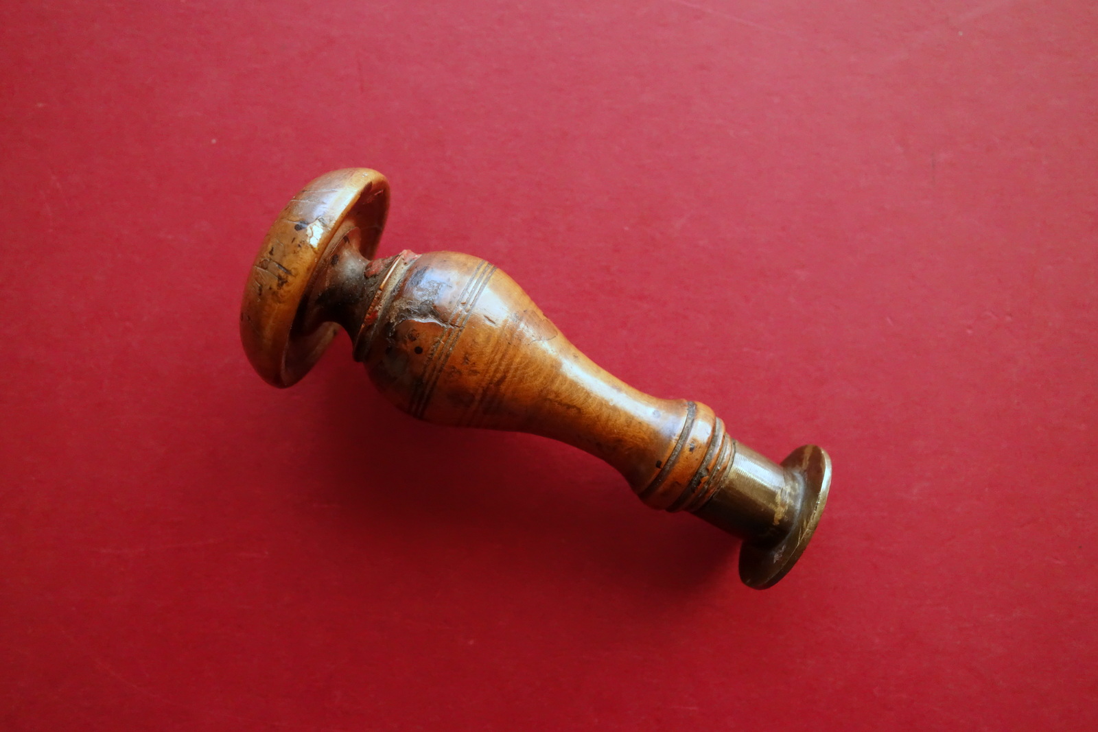 Sigillo per Ceralacca in Metallo Monogramma Manico in Legno '800 …