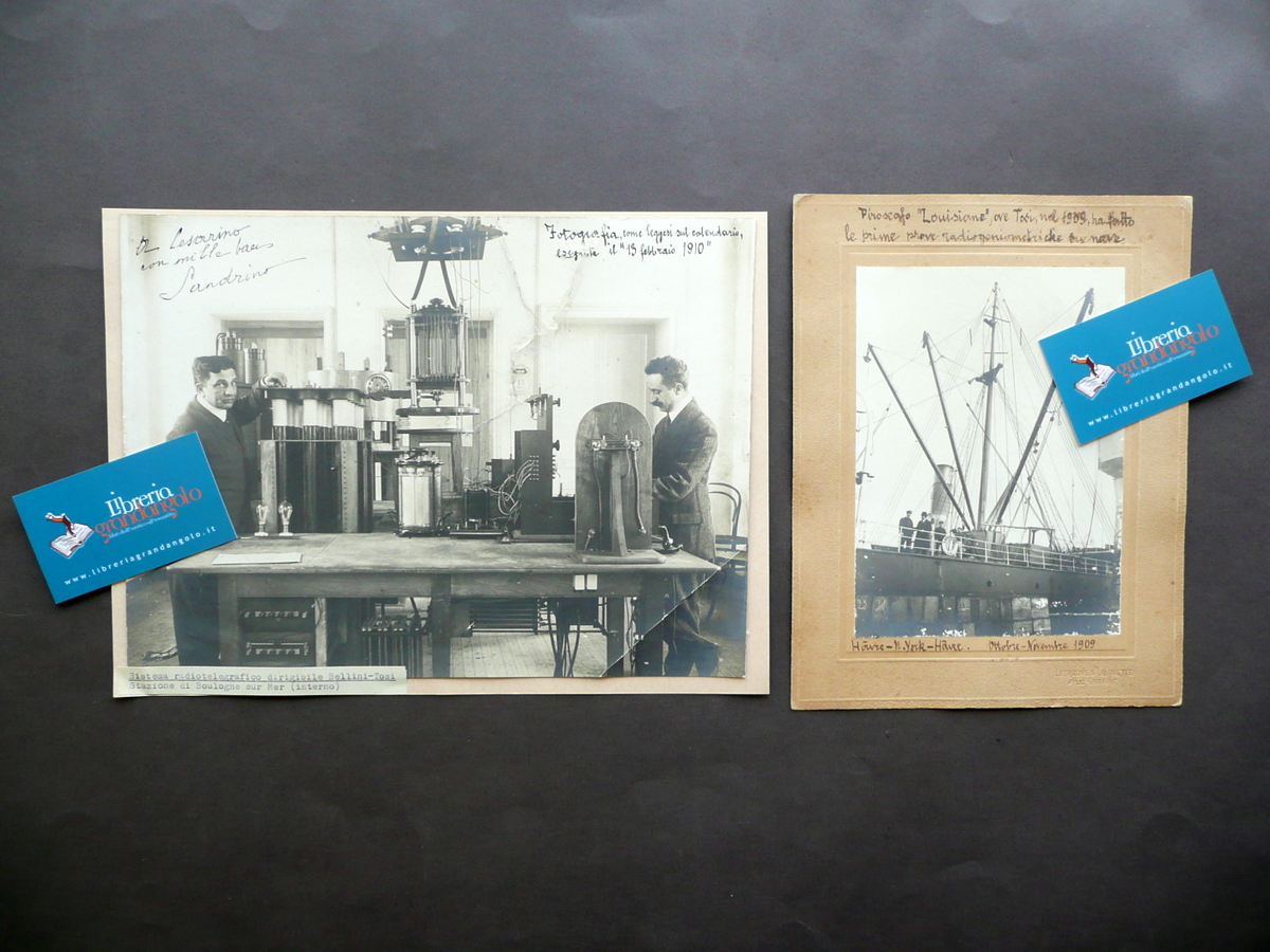 Sistema Radiotelegrafico Dirigibile Bellini Tosi Piroscafo Louisiana 1909-10