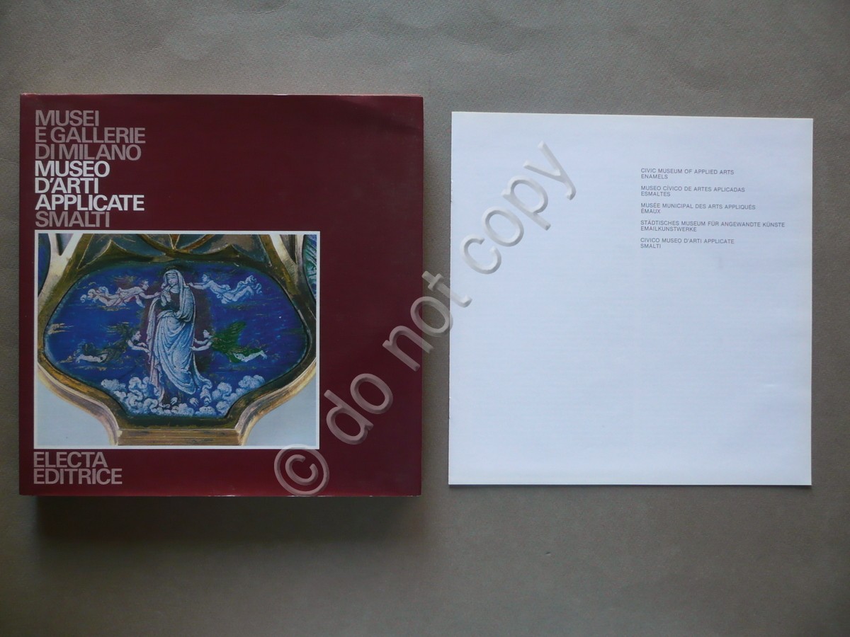 Smalti Museo d'Arti Applicate Oleg Zastrow Electa Editrice Milano 1985 …