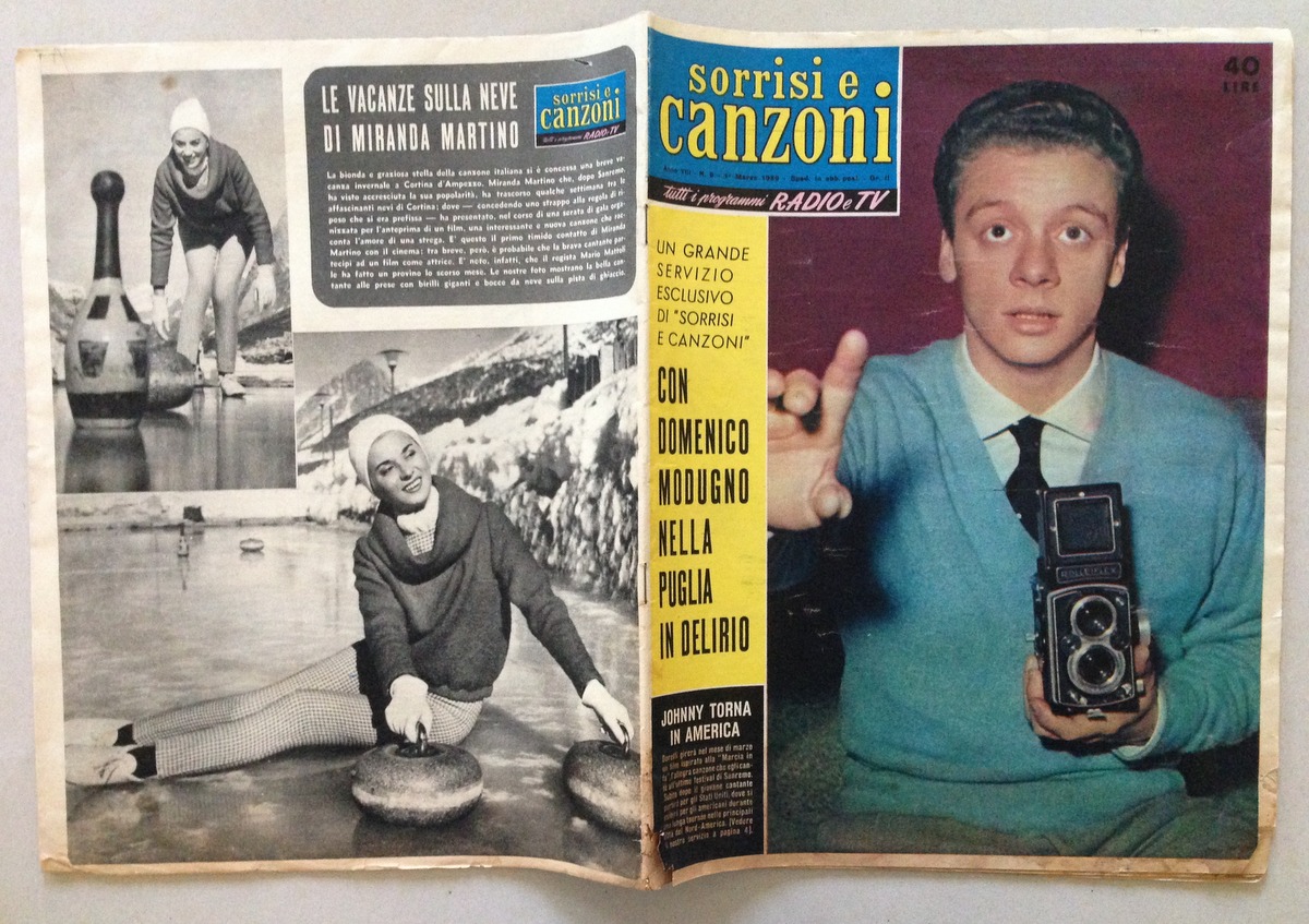 Sorrisi e Canzoni Con Domenico Modugno nella Puglia in Delirio …