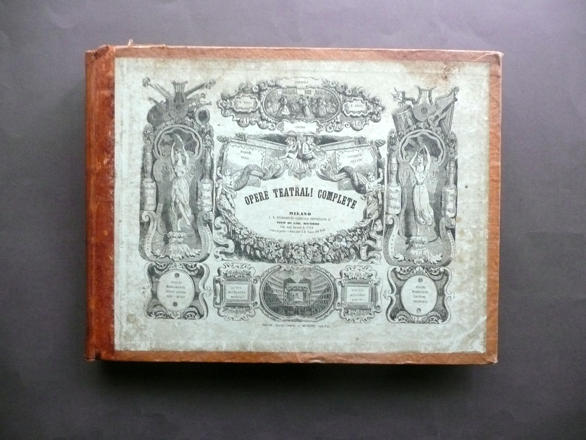 Spartito Gli Ugonotti Giacomo Meyerbeer Canto e Pianoforte Ricordi Milano …