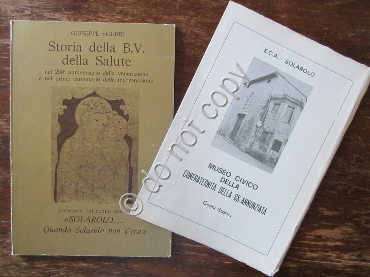 Storia della Vergine della Salute Sgubbi 1979 Solarolo Ravenna Storia …