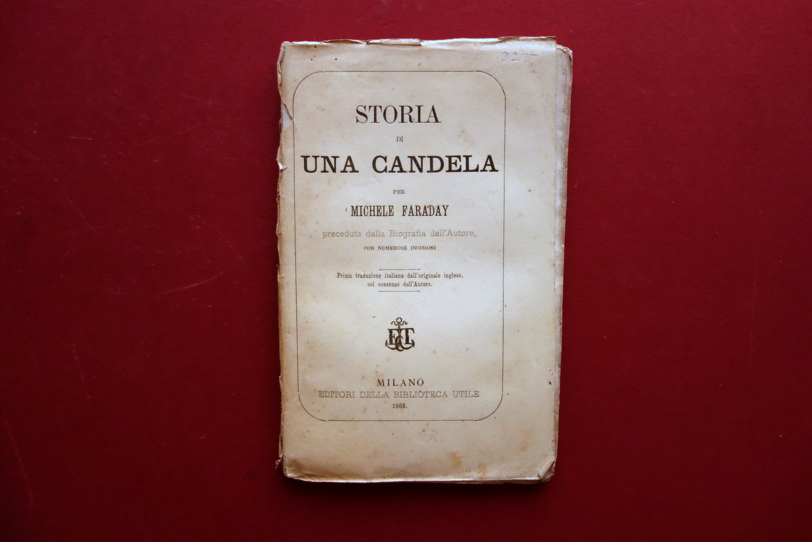 Storia di una Candela per Michele Faraday Biblioteca Utile Milano …