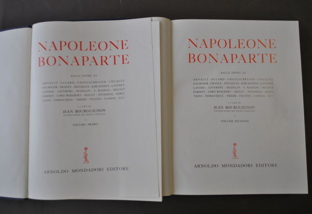 Storia Francese Napoleone Bonaparte Stendhal Tolstoj Bourguignon Mondadori 1952