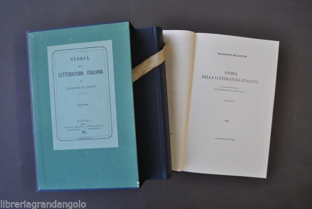 Storia Letteratura Italiana De Sanctis Napoli 1870 Gallo Sapegno Einaudi …