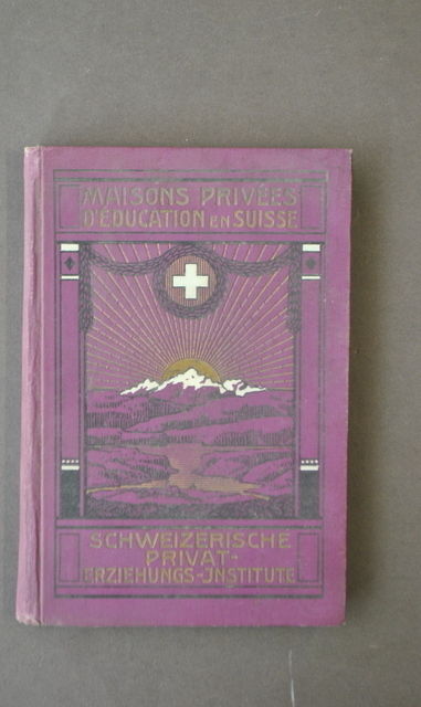 Storia Locale Enseignement PrivÈ en Suisse Institutions Huber Frauenfeld 1912