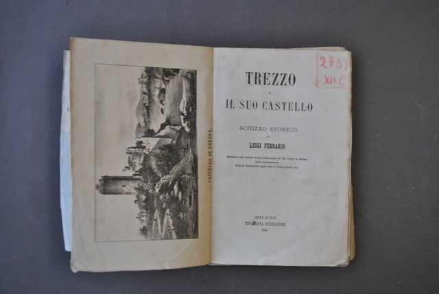 Storia Locale Lombardia Adda Milano Ferrario Trezzo Castello Storia 1867