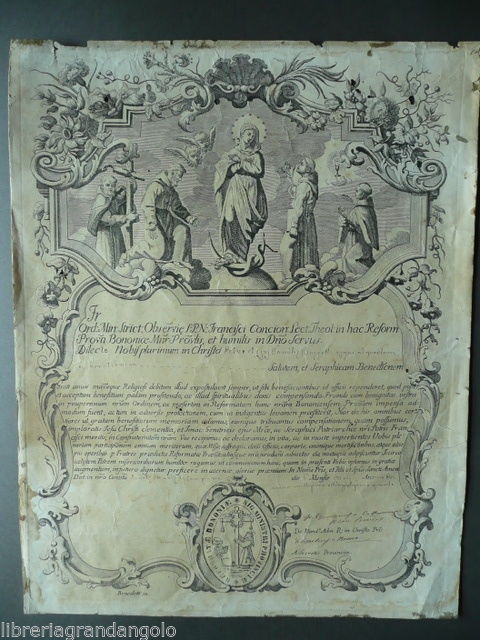 Storia Locale Pagella Aggregazione Minori Provinciali Bologna 1840 Benedetti