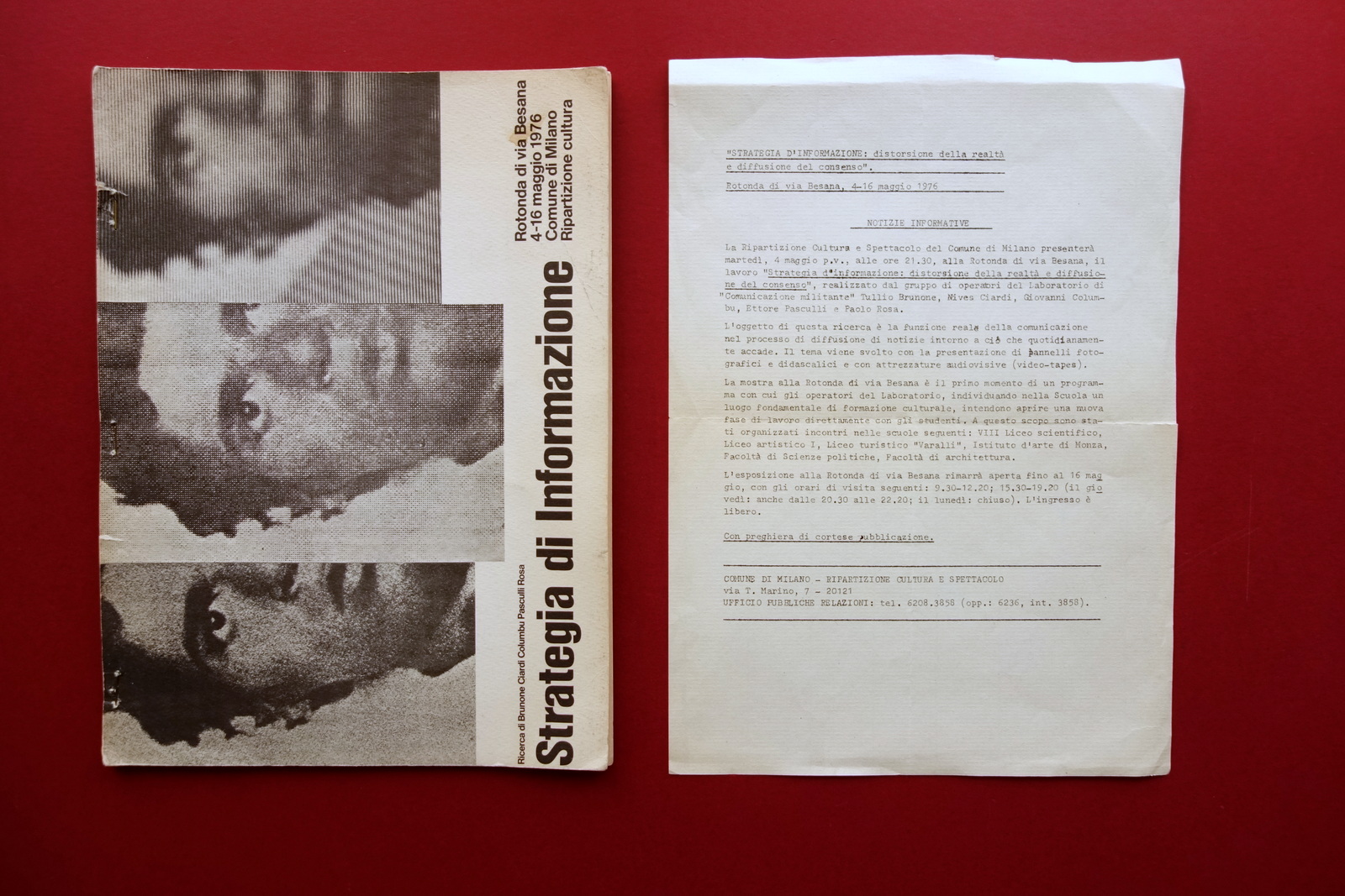 Strategia di Informazione AA. VV. Milano 1976 Controcultura Avanguardia Raro