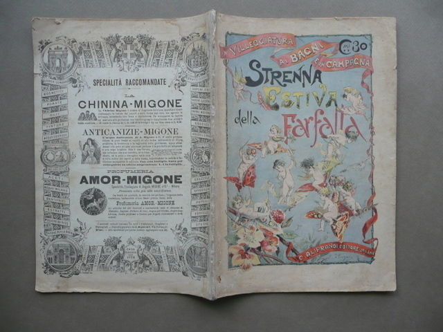 Strenna Estiva Farfalla Aliprandi Milano Letteratura Poesia Illustrazioni Turati