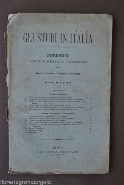 Studi in Italia Sepolcreto Grottaferrata Ezechiele Stelle Astronomia 1878