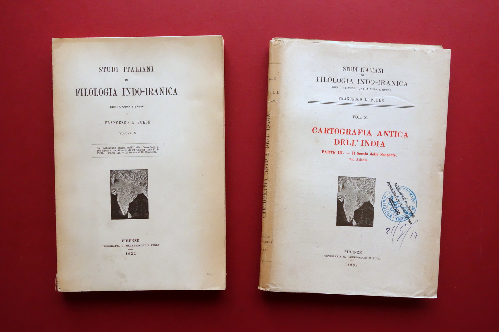 Studi Italiani di Filologia Indo-Iranica Cartografia Antica dell'India Parte III