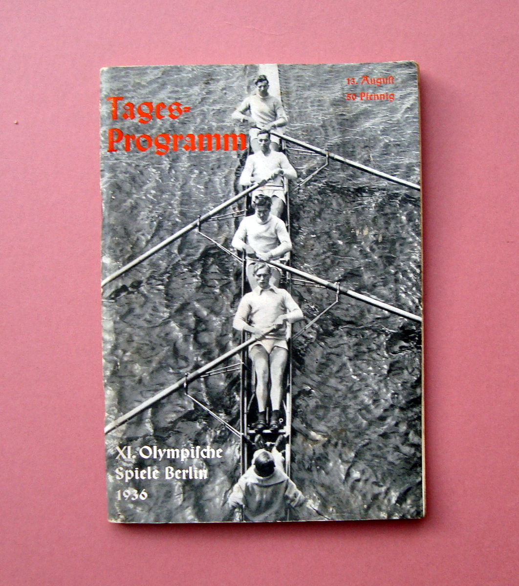 Tages Programm XI Olympische Spiele Berlin 13 August 1936 Sport