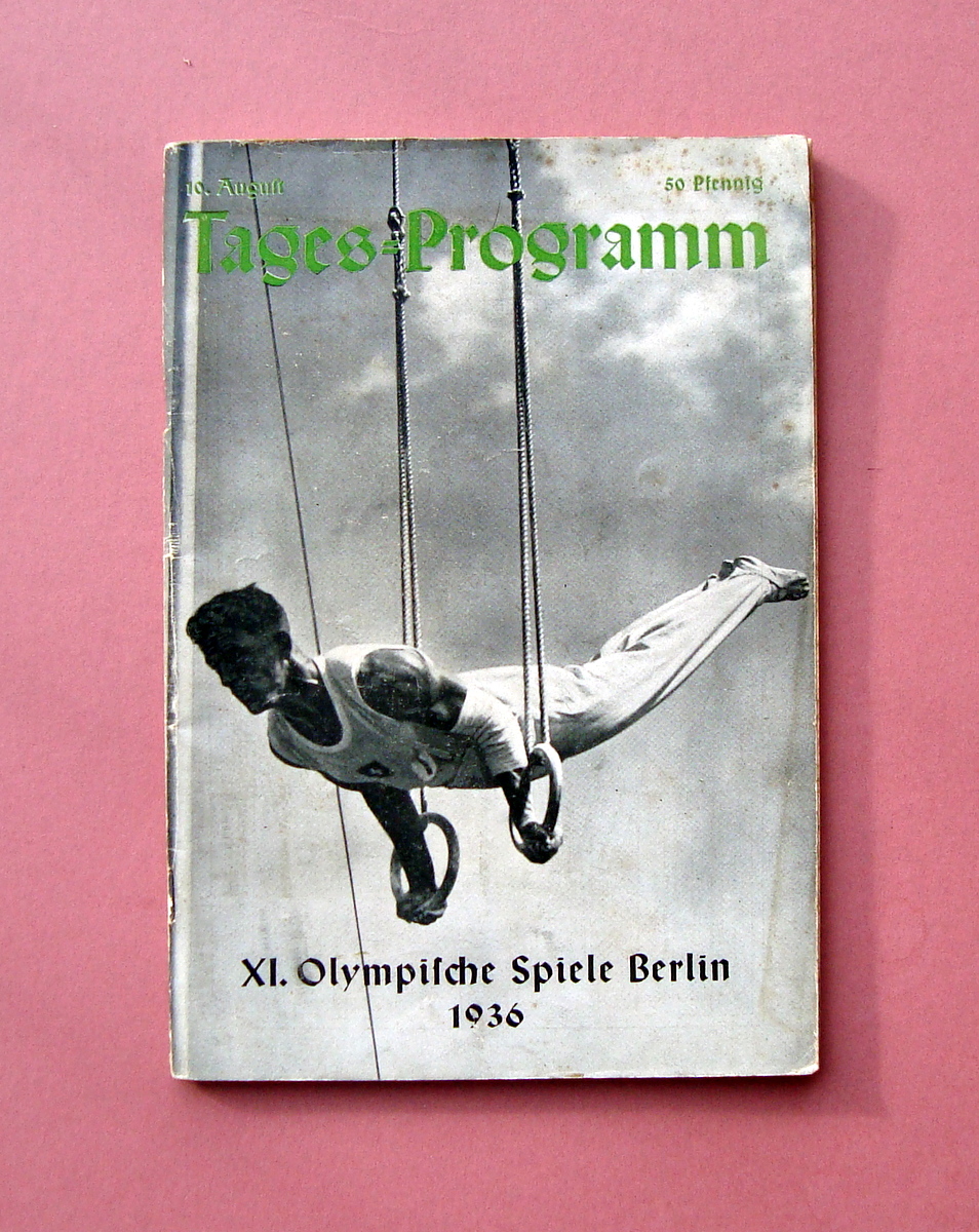 Tages Programm XI Olympische Spiele Berlin 1936 Sport Atletica