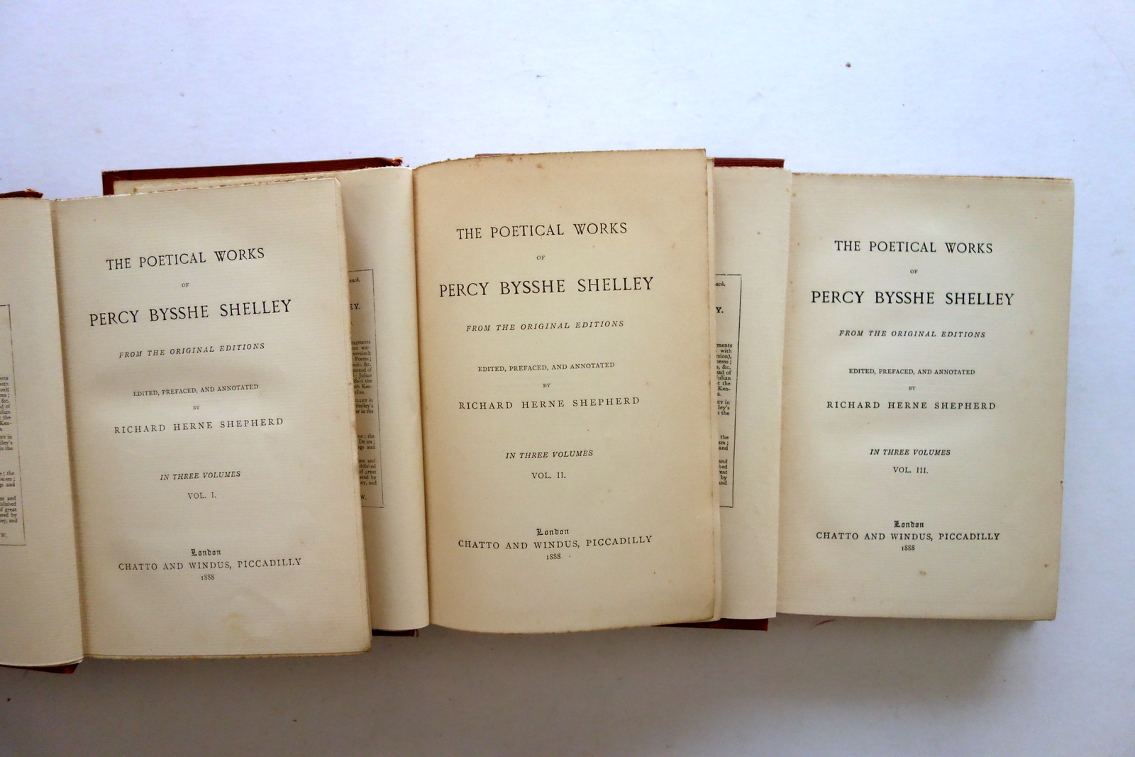 The Poetical Works of Percy Bysshe Shelley Chatto and Windus …