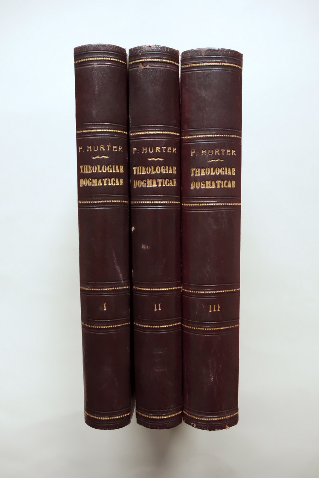 Theologiae Dogmaticae Compendium H. Hurter Wagneriana 1908-09 3 Volumi Completo