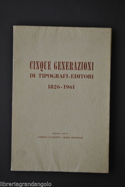 Tipografia Tipografi Elvetica Capolago Il Sole Archetipografia Milano 1961