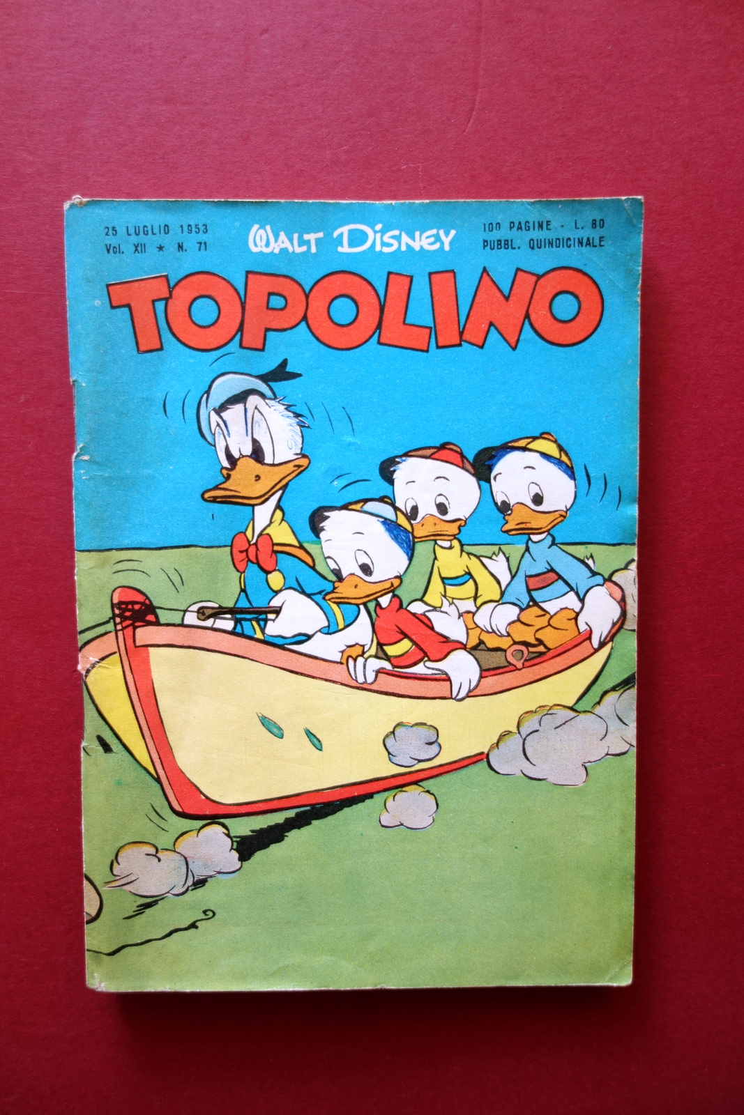 Topolino Walt Disney Vol. XII Numero 71 25 Luglio 1953 …