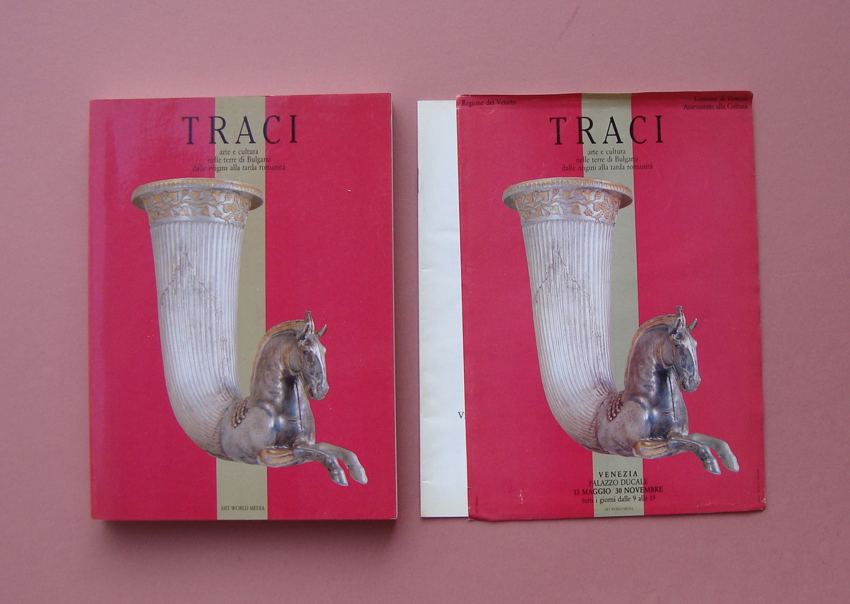 Traci arte e cultura Bulgaria Catalogo più Manifesto 1989 Venezia …