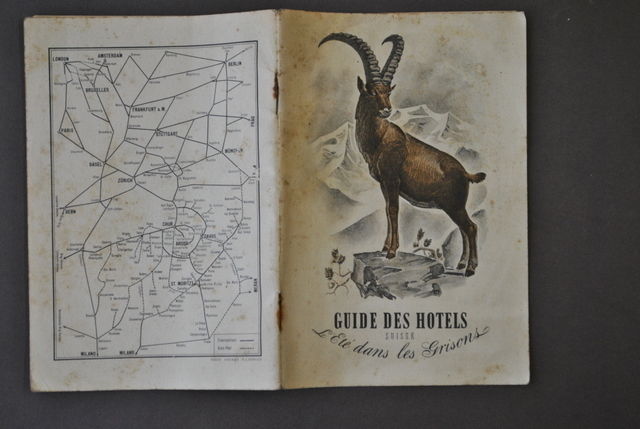 Turismo Alberghi Pubblicit‡ Svizzera Grigioni Guida Hotel Suisse Grisons 1935