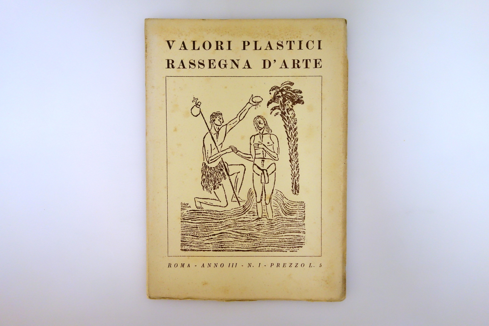 Valori Plastici Rivista d'Arte Anno III Num. 1 Roma 1921 …