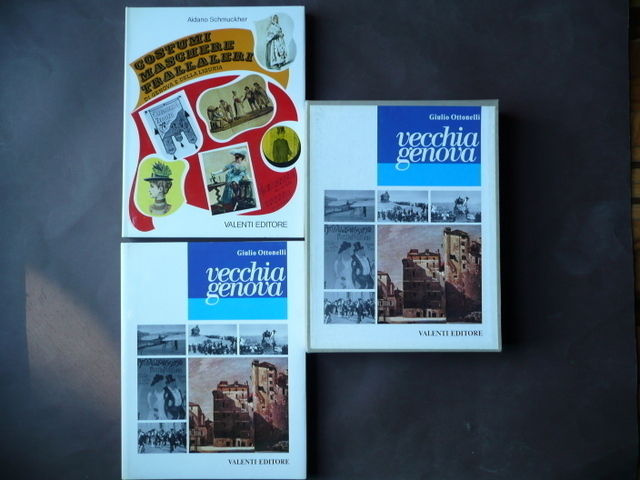 Vecchia Genova Costumi Maschere Trallaleri Lingua Schmulkher Ottonelli 1982