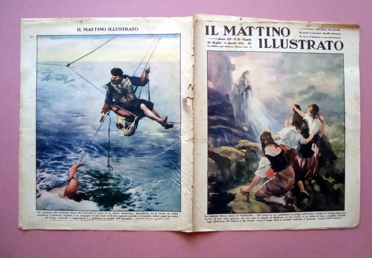 Vergine Valle Piantison Miracolo Voltago Il Mattino Illustrato n 30 …