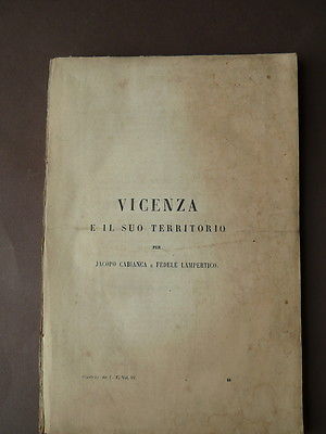 Vicenza Lombardo Veneto dialetto Libri'800 figurati Schio Bassano1861 Cabianca