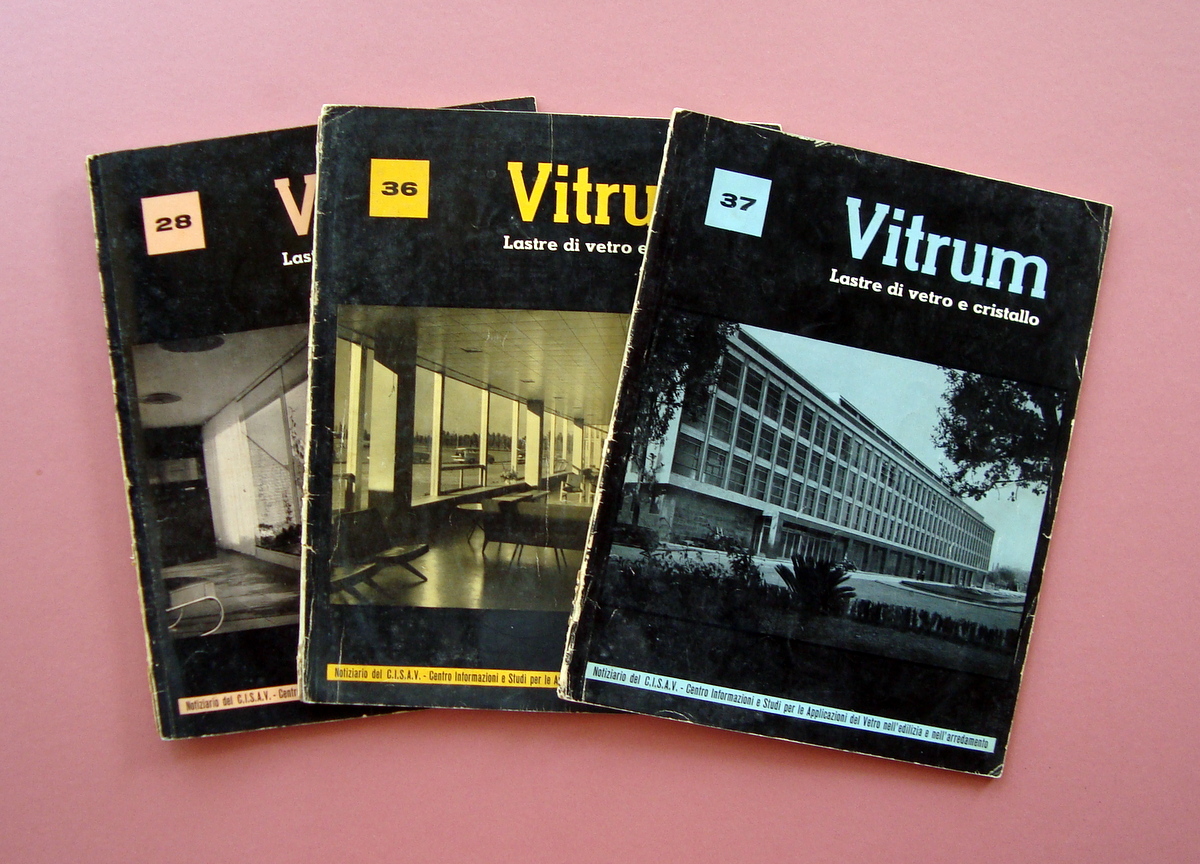 Vitrum 3 numeri rivista n 28 36 37 1952 vetro …