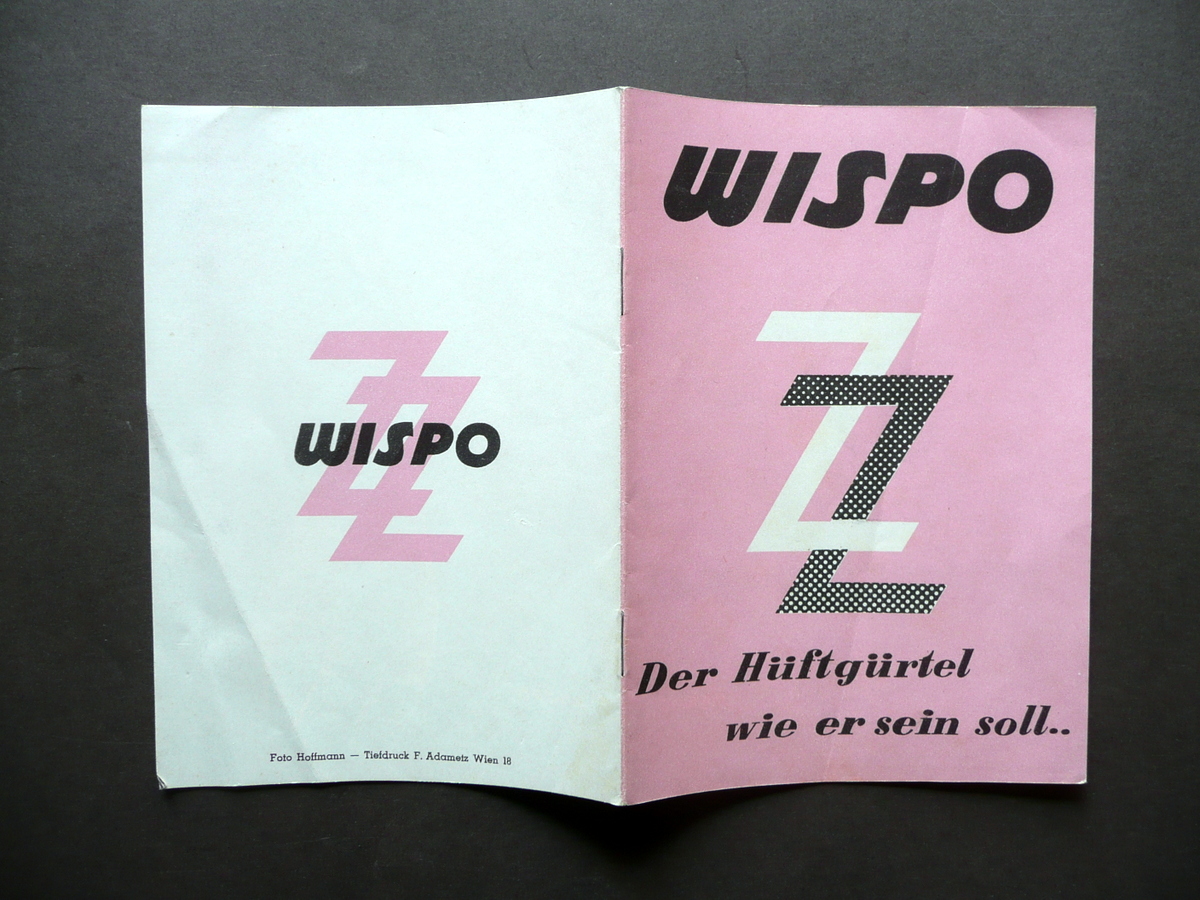 Wispo Guaina Reggicalze Catalogo Anni '60 Moda Femminile Tedesco