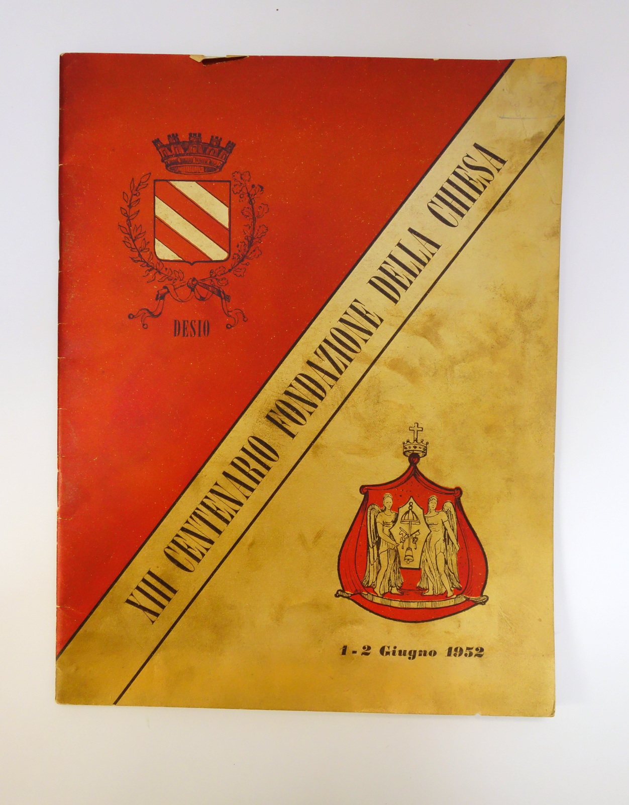 XIII CENTENARIO FONDAZIONE CHIESA DESIO GIUGNO 1952