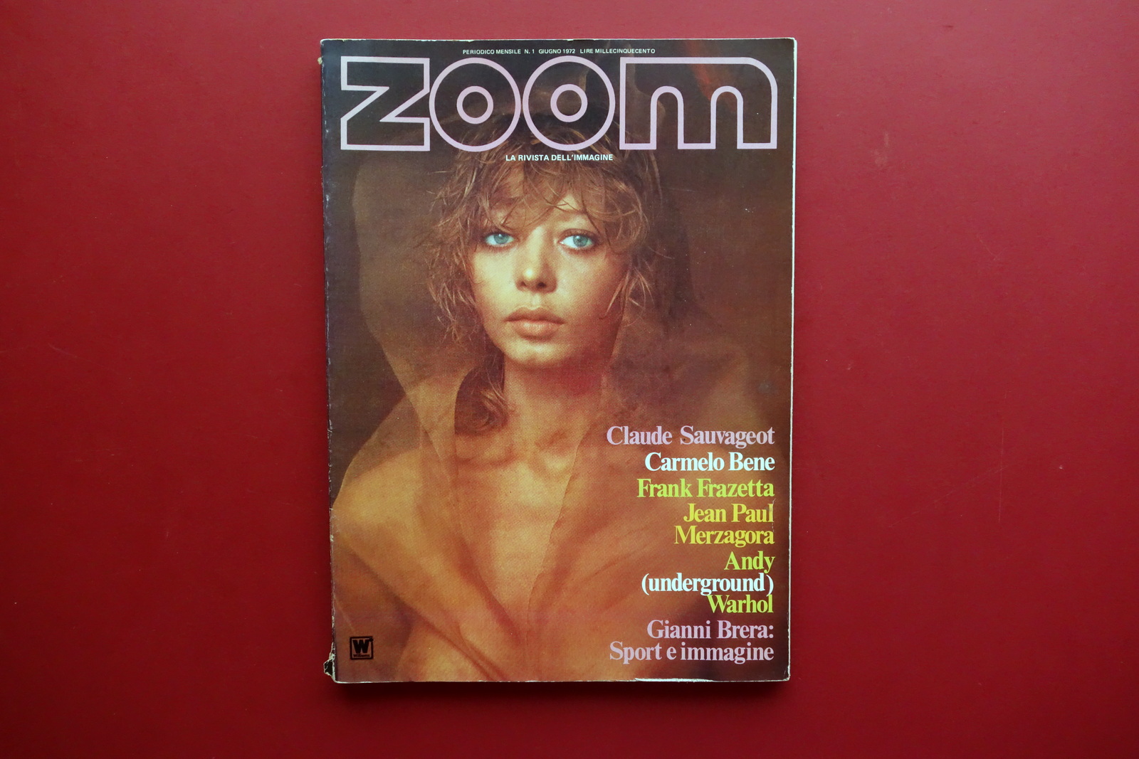 Zoom Rivista dell'Immagine Anno 1 Numero 1 Giugno 1972 Warhol …