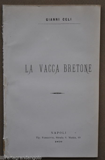 Zootecnia Veterinaria Allevamento Bovini Vacca Bretone Latte Vitelli 1879