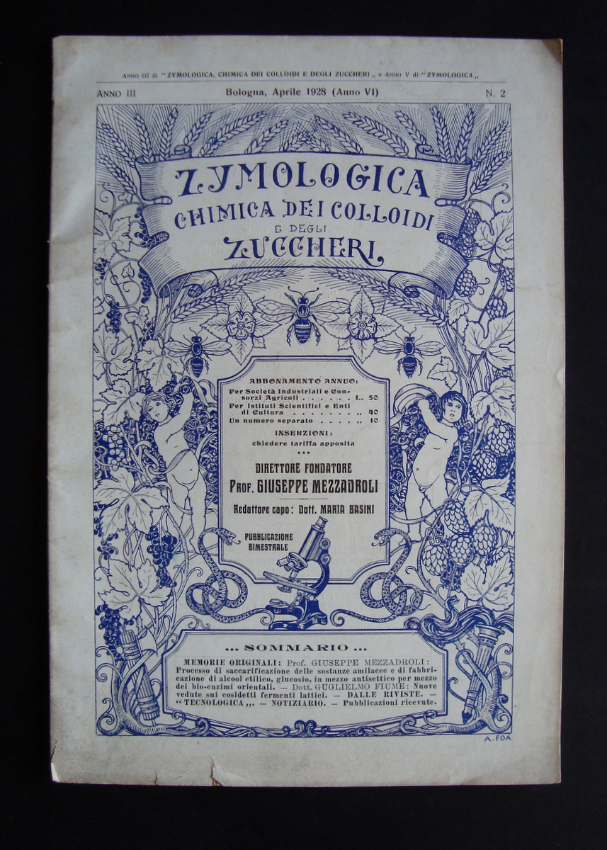 ZYMOLOGICA CHIMICA DEI COLLOIDI E DEGLI ZUCCHERI RIV ANNO III …