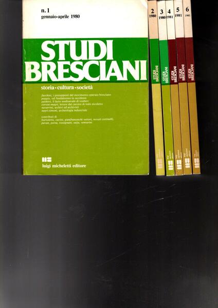 STUDI BRESCIA 6 VOL. 80/81