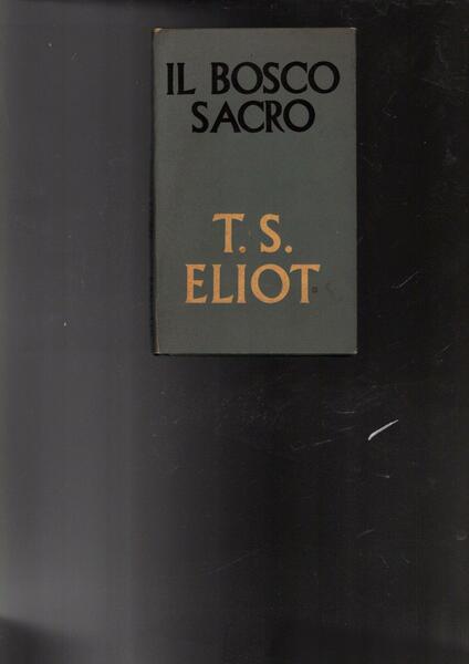 IL BOSCO SACRO SAGGI SULLA POESIA E LA CRITICA