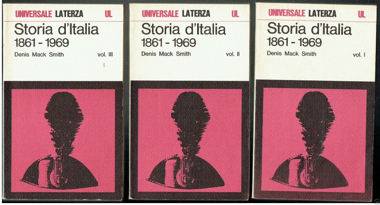 3 VOLUMI STORI D'ITALIA 1861 1969 LA TERZA