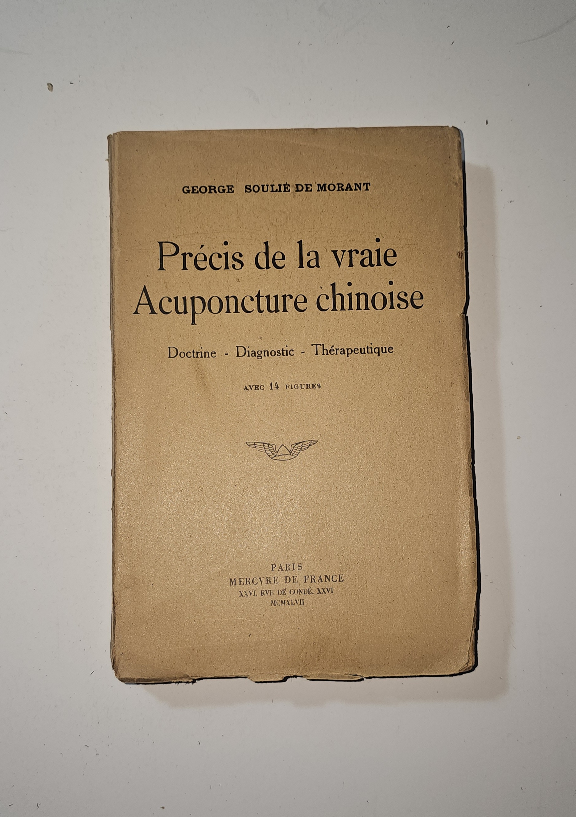 Acupuncture Chinoise Soulié de Morant 1947 Medicina Agopuntura