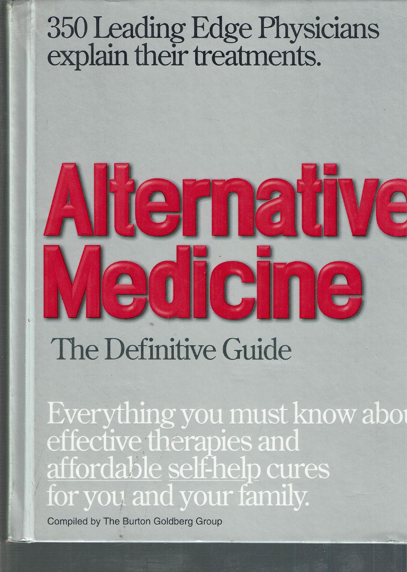 ALTERNATIVE MEDICINE THE DEFINITIVE GUIDE