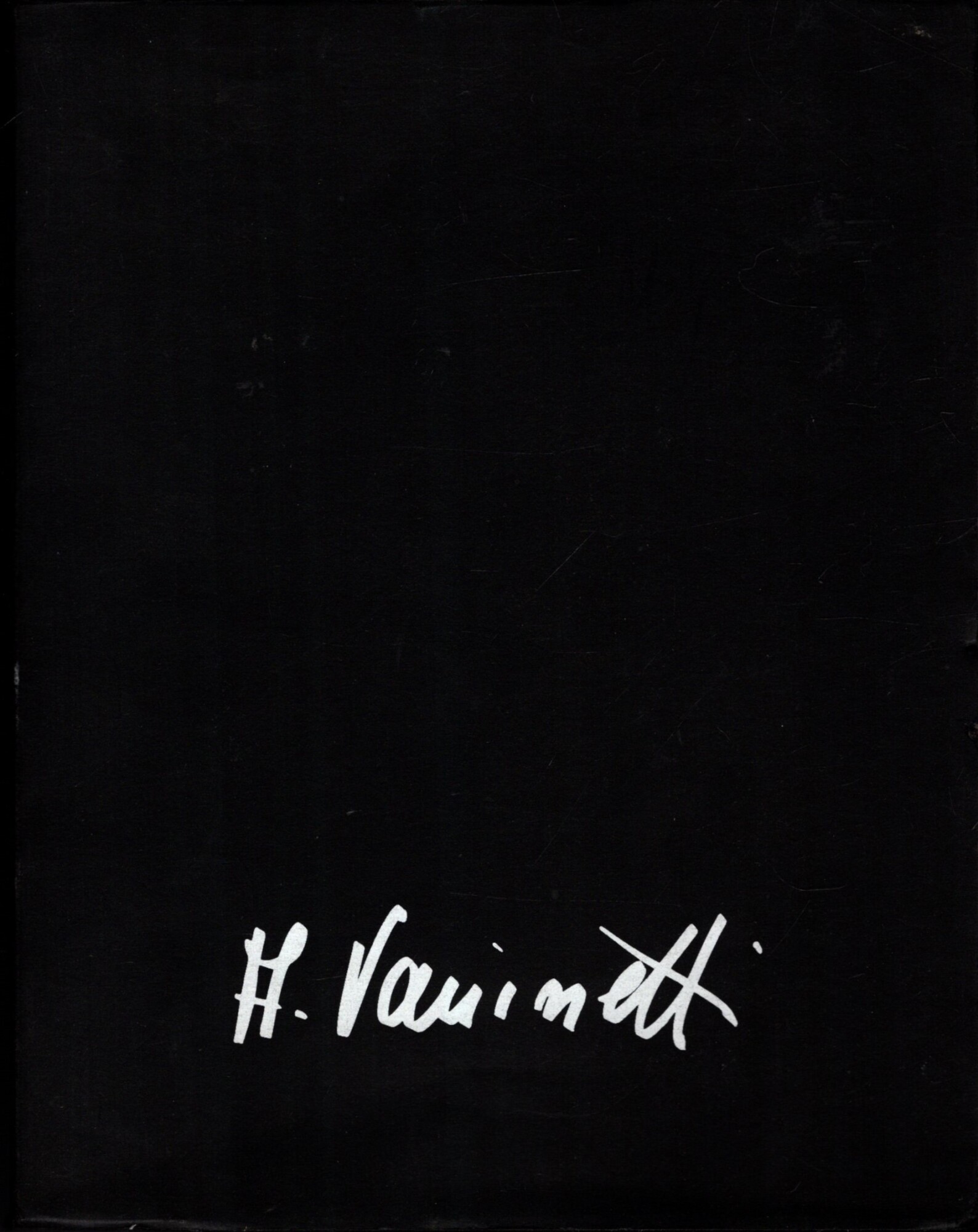 ANGELO VANINETTI OPERE SCELTE (1974-1987)