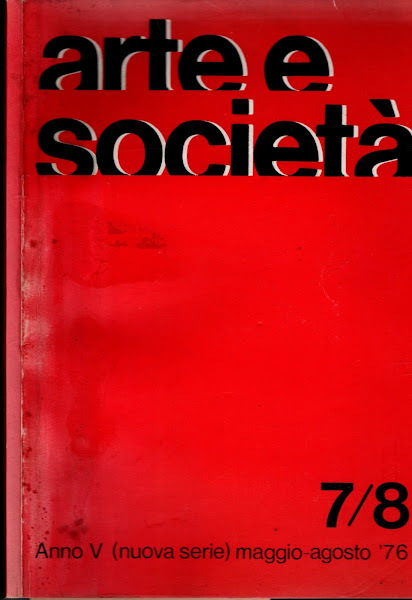 Arte E Società 7/8 - Anno V (Nuova Serie) Maggio-Agosto …