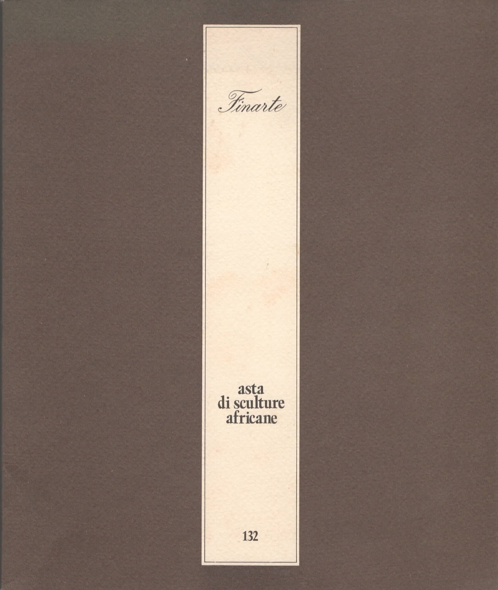 Asta di sculture africane 1972