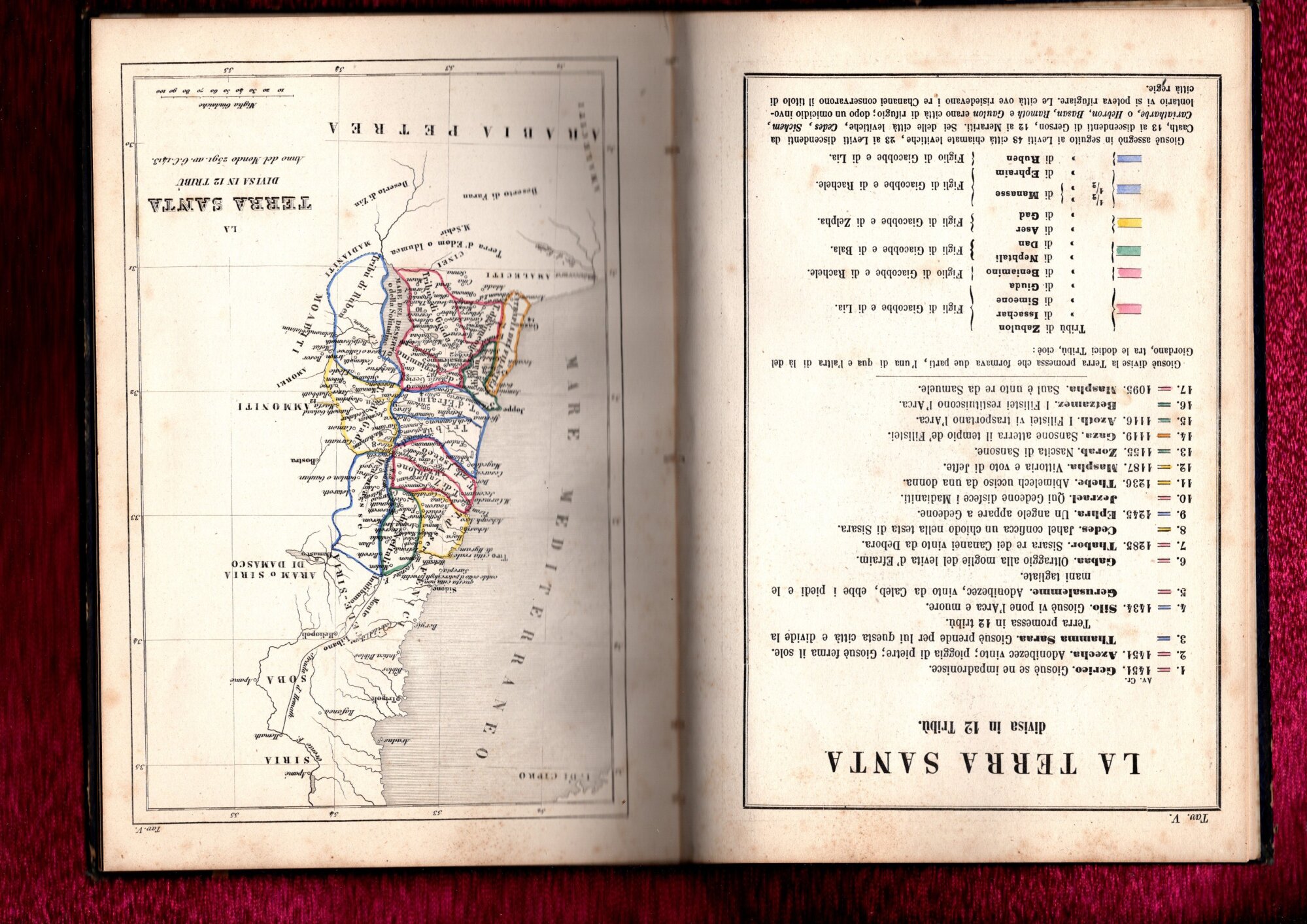 Atlante geografico annesso al commentario di Cornelio a Lapide