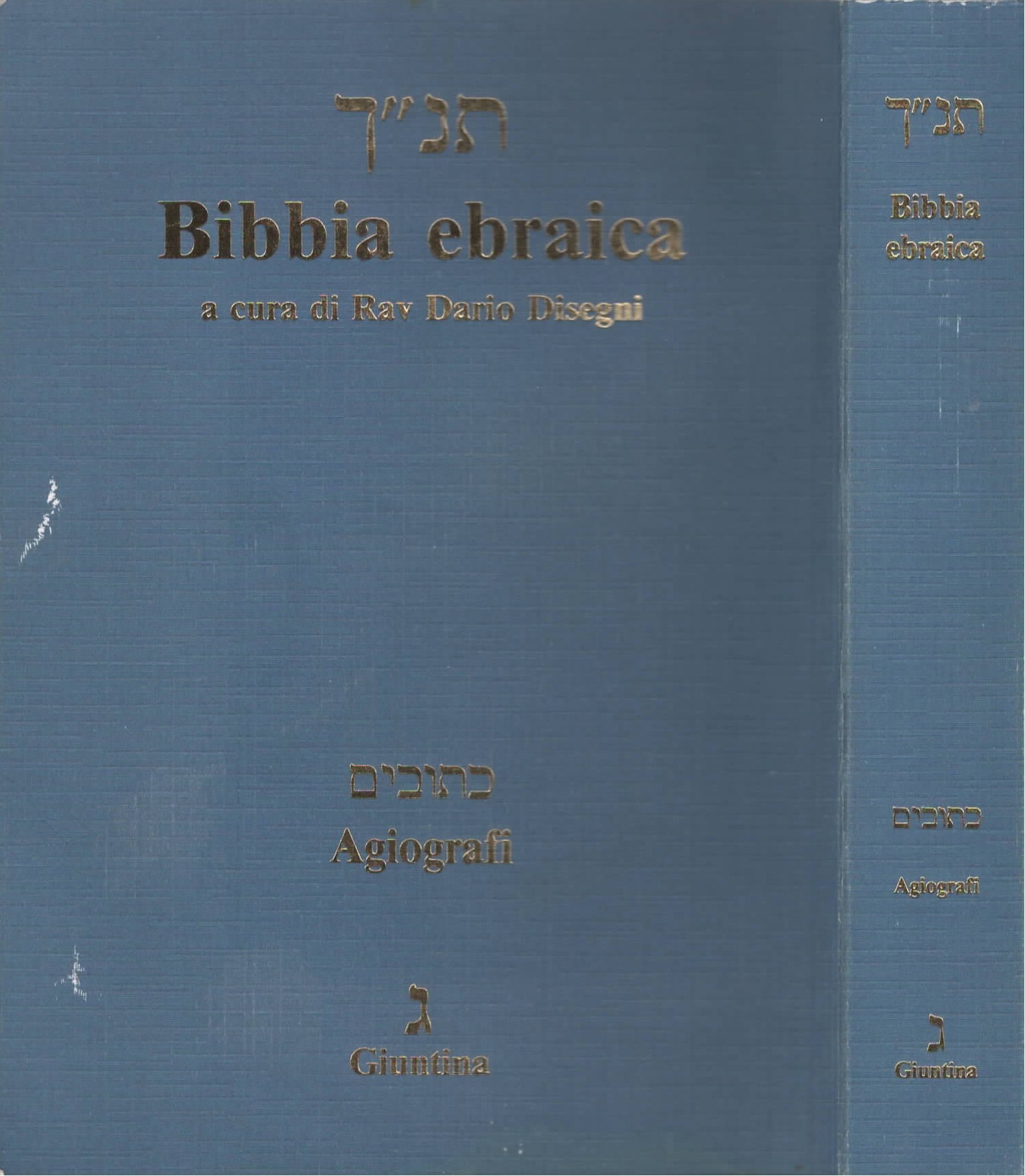 Bibbia ebraica. Agiografi. Testo ebraico a fronte