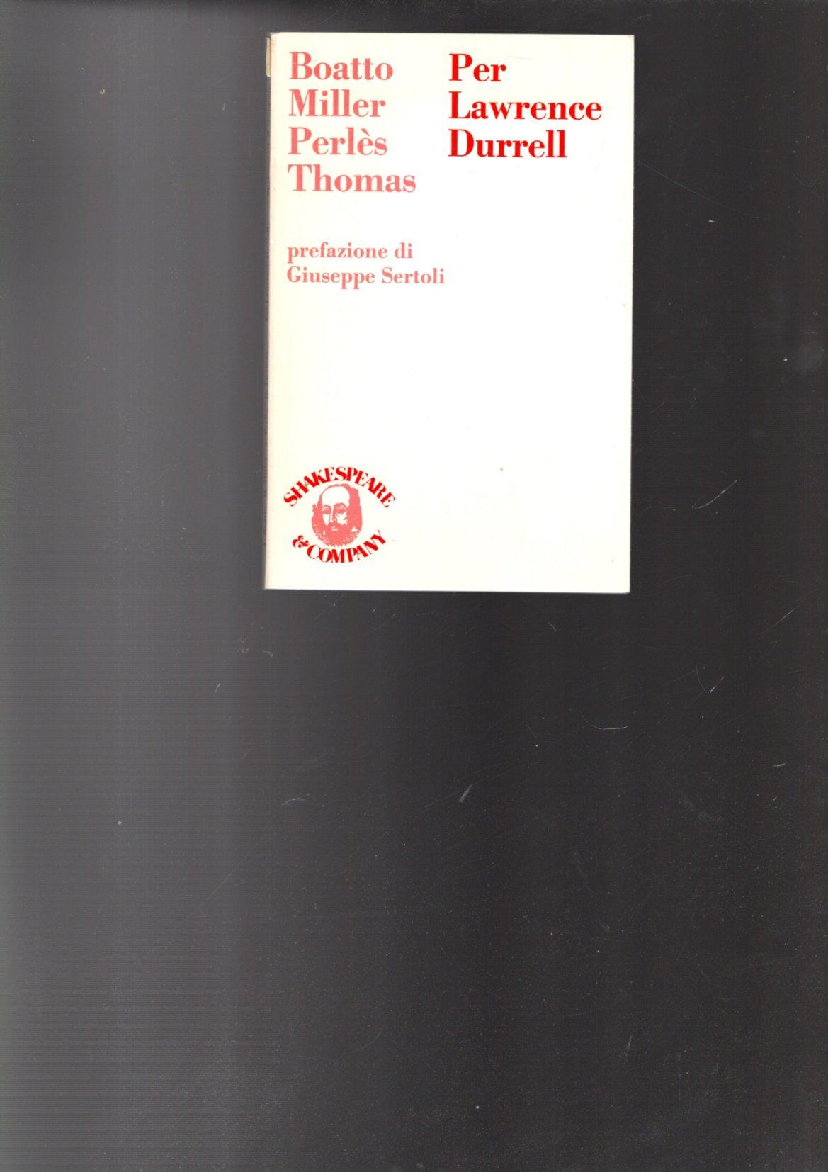 boatto miller perles thomas per lawrence durrell
