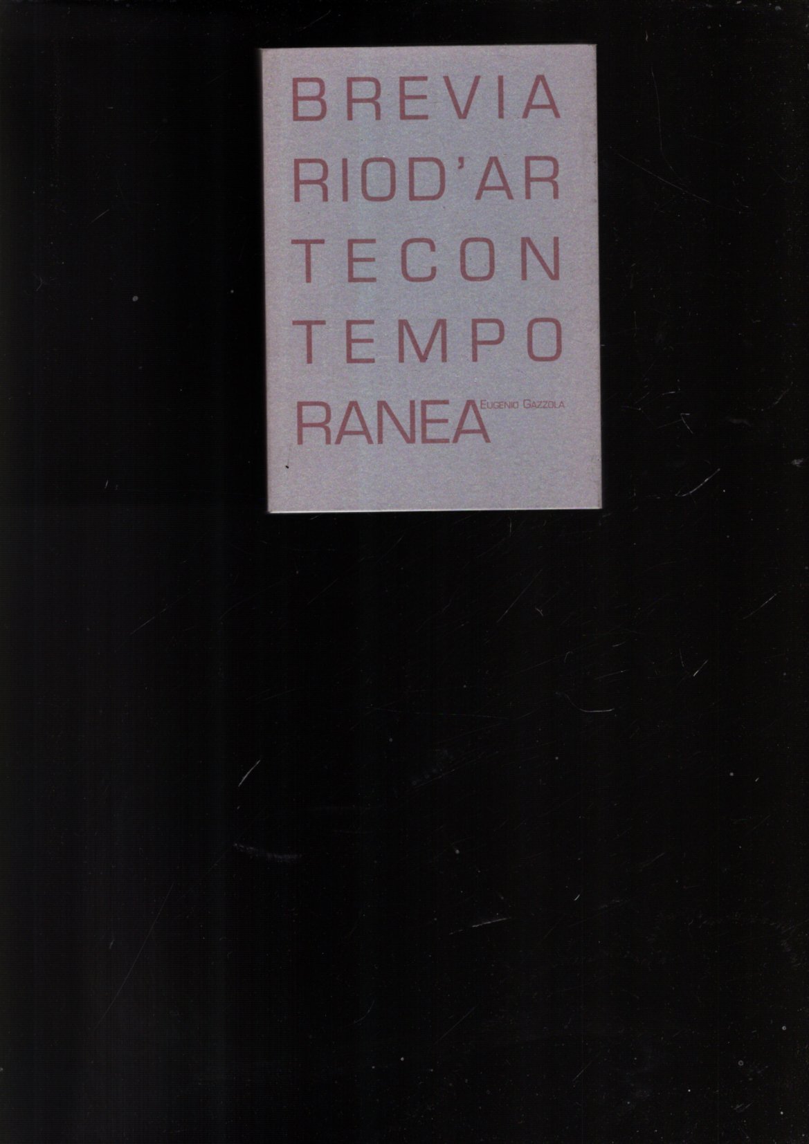BREVIARIO D'ARTE CONTEMPORANEA