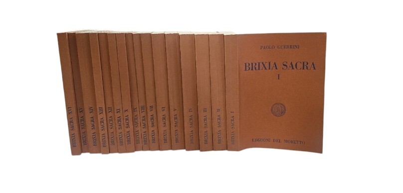Brixia sacra di Paolo Guerrini 16 vol. Opera completa