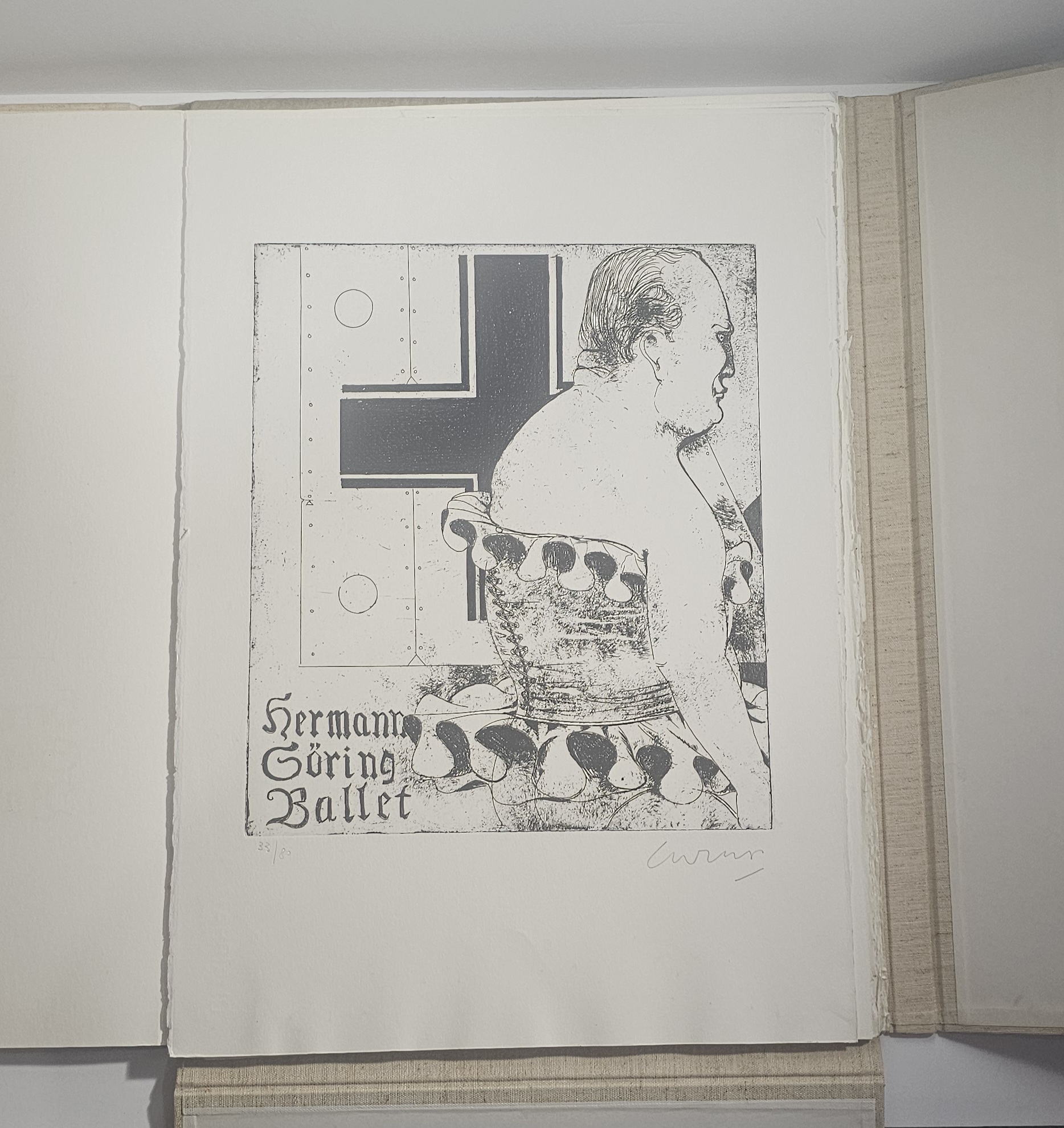 Bruno Caruso. Sturm Und Drang – Cartella con 5 acqueforti …