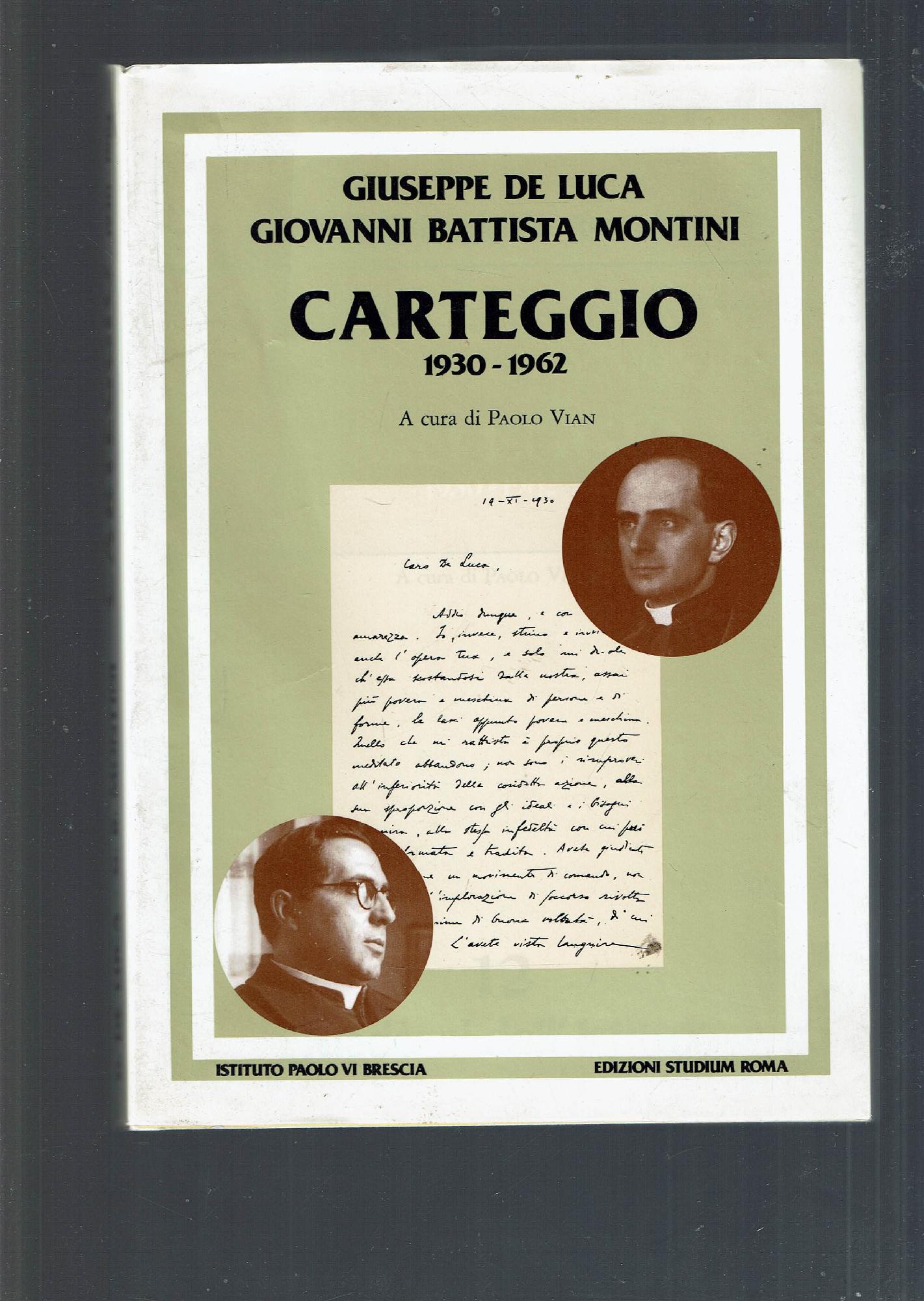 Carteggio 1930-1962
