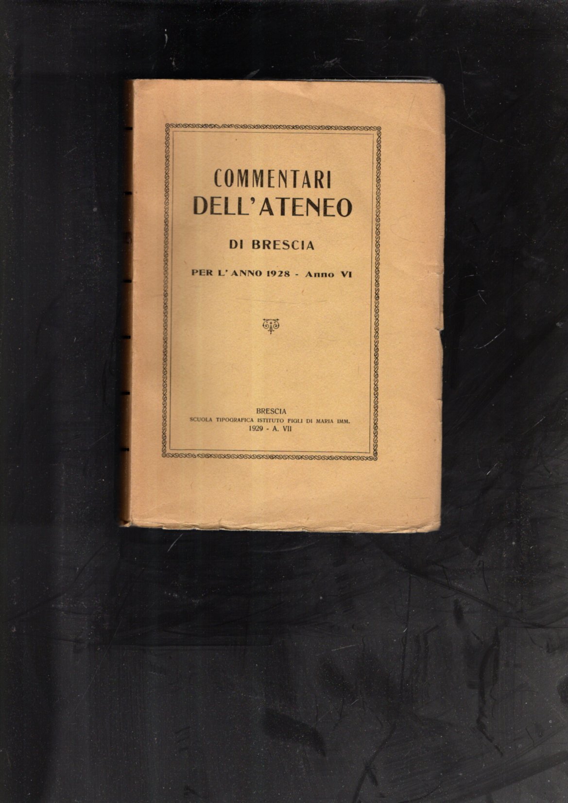 COMMENTARI DELL'ATENEO DI BRESCIA PER L'ANNO 1928